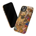 Guilty French Bulldog Phone Case, Confetti Watercolor Cover