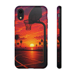 Basketball Court Sunset Phone Case | Tough Phone Case