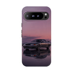 Sunset Skyline GT-R R32 phone case | car reflection, purple dusk