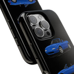 Blue MX-5 Roadster Phone Case Tough JDM Convertible Multi View Print