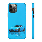 RX-7 Cyan Studio Phone Case Studio Color Match Car Art
