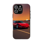Red C4 ZR-1 King of the Hill Art Tough Phone Case