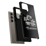 White S2000 Roadster Collage JDM Tough Phone Case Cover Gift