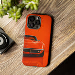 Orange 1969 C3 Phone Case, Stingray Classic Sports Car Cover, Gift