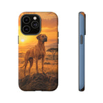 Rhodesian Ridgeback African Savanna Art Tough Phone Case