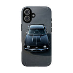 1969 Camaro SS Black Overhead Tough Phone Case Cover Gift Art