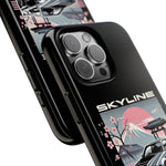 R34 Skyline GT-R Sakura Mountain JDM Tough Phone Case Gift