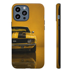 Classic Camaro SS Phone Case, Yellow 69 Muscle Car Cover, Gift for Guys