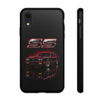 Red SS Muscle Car Monte Carlo phone case | Classic Chevy design