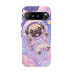 Cute Astronaut Pug Phone Case | Space Puppy Galaxy Stars