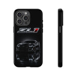 ZL1 Camaro phone case | tough phone case, black muscle car design