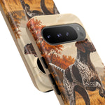 German Shorthaired Pointer Pointing Art Tough Phone Case