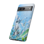 Copy of Silver Butterflies Tough Case | Blue Sky Water Droplets Phone Cover