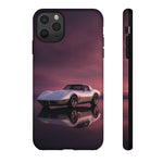 Soft White C3 Corvette Mauve Sky Phone Case