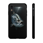 Tarpon Fishing Phone Case, Saltwater Portrait Black Cover, Gift
