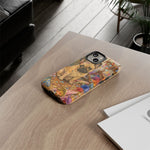 Guilty French Bulldog Phone Case, Confetti Watercolor Cover