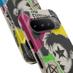 Punk Rock Star Phone Case | Graffiti Collage Anarchy Design