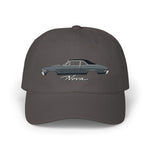 1968 Chevy Nova Dad Hat Muscle Car Cap Adjustable Strap Gray Black Coupe