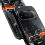 1966 GTO Orange Rainy City Tough Phone Case Cover Gift Art