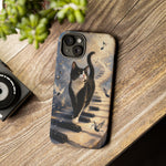 Piano Cat walking on keys Tough Case | Phone cover, musical cat art