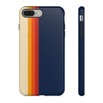 Retro Rainbow Stripe Phone Case | Tough Phone Case