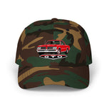 1964 GTO Dad Hat Classic Muscle Car Cap Red Goat 389 Tri-Power LeMans Coupe