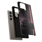 FC RX-7 Pink Neon Fog Column Tough Case