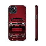 Red Classic Muscle Car 1970 Chevy Nova SS phone case | Tough Cover