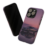 Sunset Skyline GT-R R32 phone case | car reflection, purple dusk
