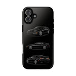 Black 300ZX Sports Car Tough Phone Case - Multi View