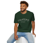 1977 Trans Am Shirt Vintage Muscle Car | Classic Firebird Style Line Art Retro Automotive T-Shirt