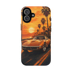 Orange Corvette C3 Stingray Sunset Palms Phone Case