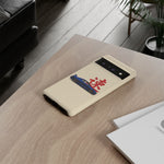 R34 Skyline Red Kanji Minimal Tough Phone Case