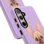 French Bulldog Bat Ears Kawaii Pet Dog Art Tough Phone Case
