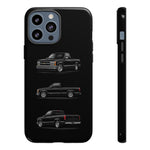 Black Silverado Classic Pickup Tough Phone Case for Chevy Truck Fans