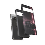 FC RX-7 Pink Neon Fog Column Tough Case