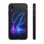 Neon Holographic Whale Phone Case | Tough Case