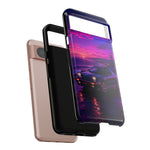 Retro JDM Sports Car Sunset MR2  phone case | Tough Cases