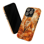 Autumn Fox Woodland Art Tough Phone Case