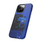 Blue Mustang Art Phone Case, GT500 American Muscle Car Tough Cover for Men
