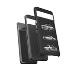 Silver Hakosuka Skyline Classic Sports Car Tough Phone Case for JDM Fans