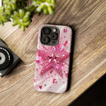 Pink Glitter Star Tough Case | Sparkle Phone Case
