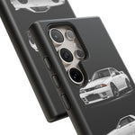 R32 Skyline Phone Case White, Three-View Vector Cover, Gift GTR Fans
