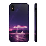 Neon Fuel Station Desert Night Tough Phone Case Cover Gift
