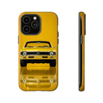 Nova SS Phone Case Yellow, Classic 70s Muscle Car Cover, Gift for Him