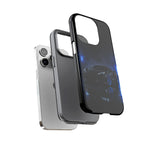 Neon Blue Sports Car C8 Phone Case | Tough Cases