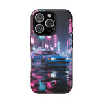 Skyline GT-R Tokyo Rain JDM Night Art Tough Phone Case