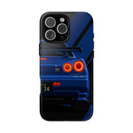 R34 Skyline Afterburner Rear GT-R Tough Phone Case for JDM Fans