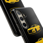 Yellow Camaro SS Muscle Car Phone Case Tough Multi View Print