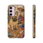 Guilty French Bulldog Phone Case, Confetti Watercolor Cover